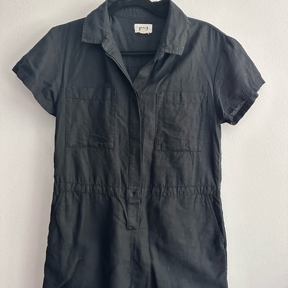 Pact Shortalls/Romper - Black - Picture 2 of 6